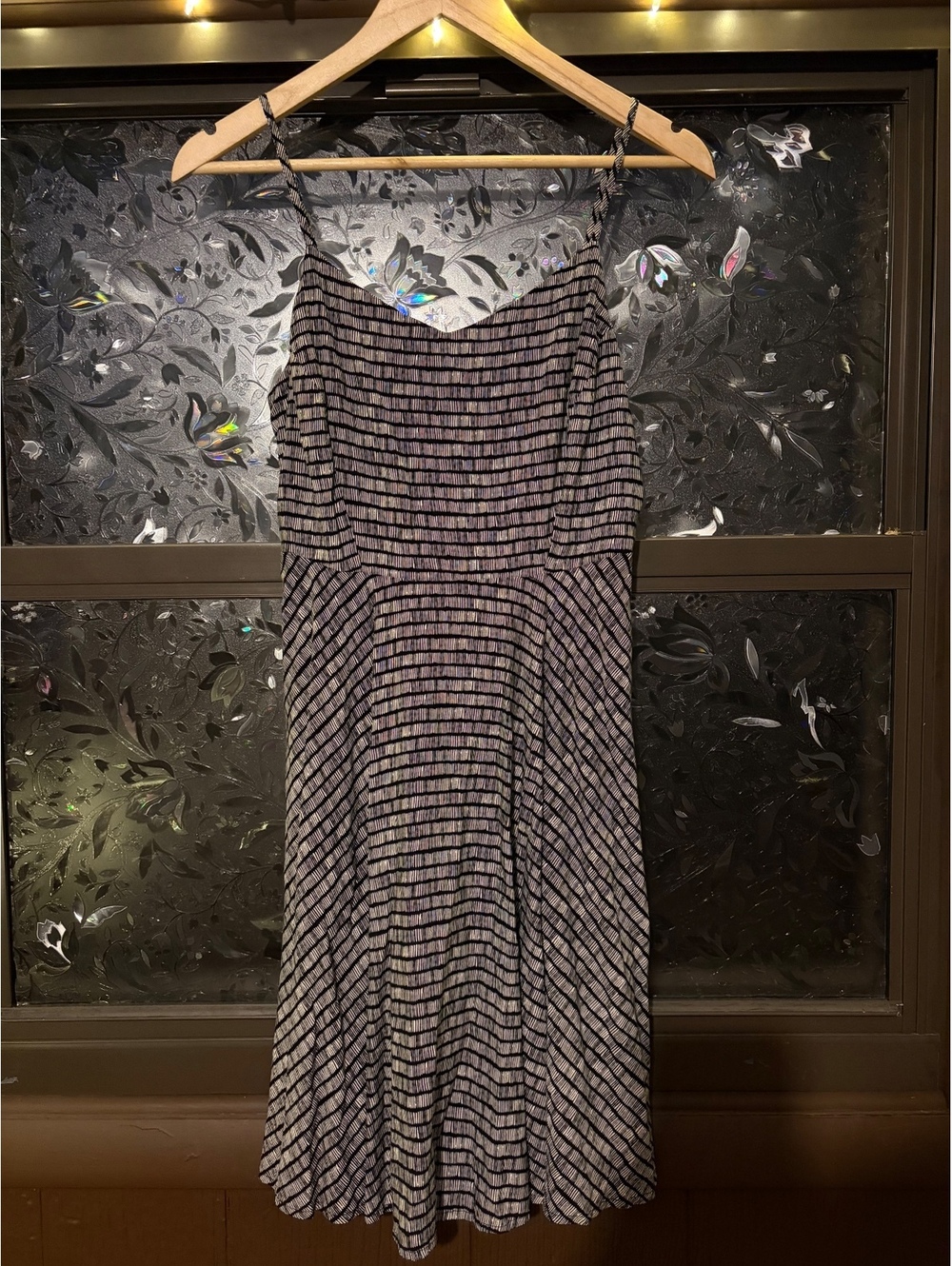 Fit & Flare Patterned Dress - Old Navy